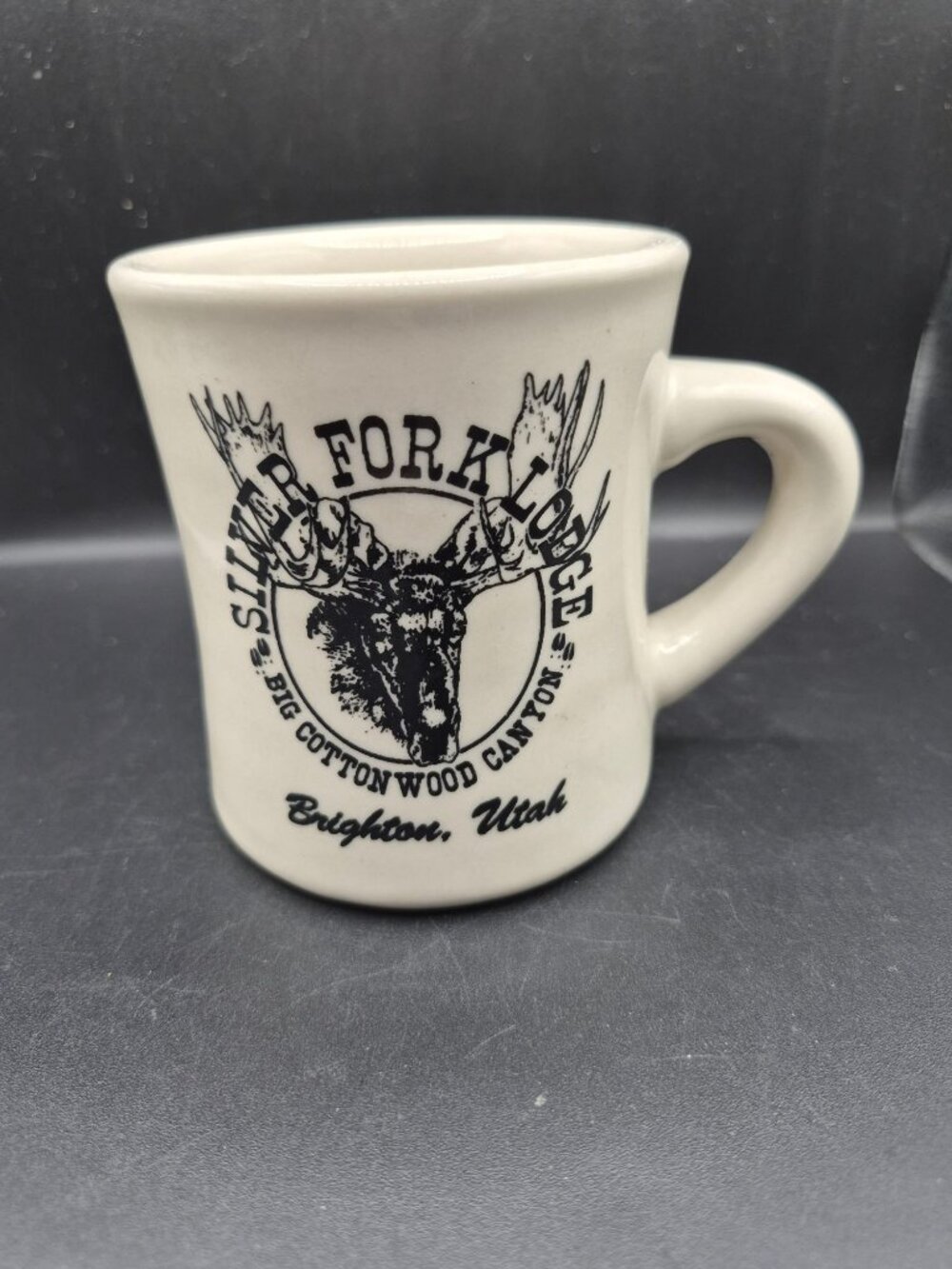Silver Fork Lodge Ceramic Heavy Coffee Mug Big Cottonwood Canyon Brighton Utah